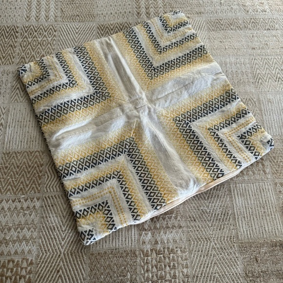 World Market Pillow Cover Geometric Boho Design - Picture 1 of 4